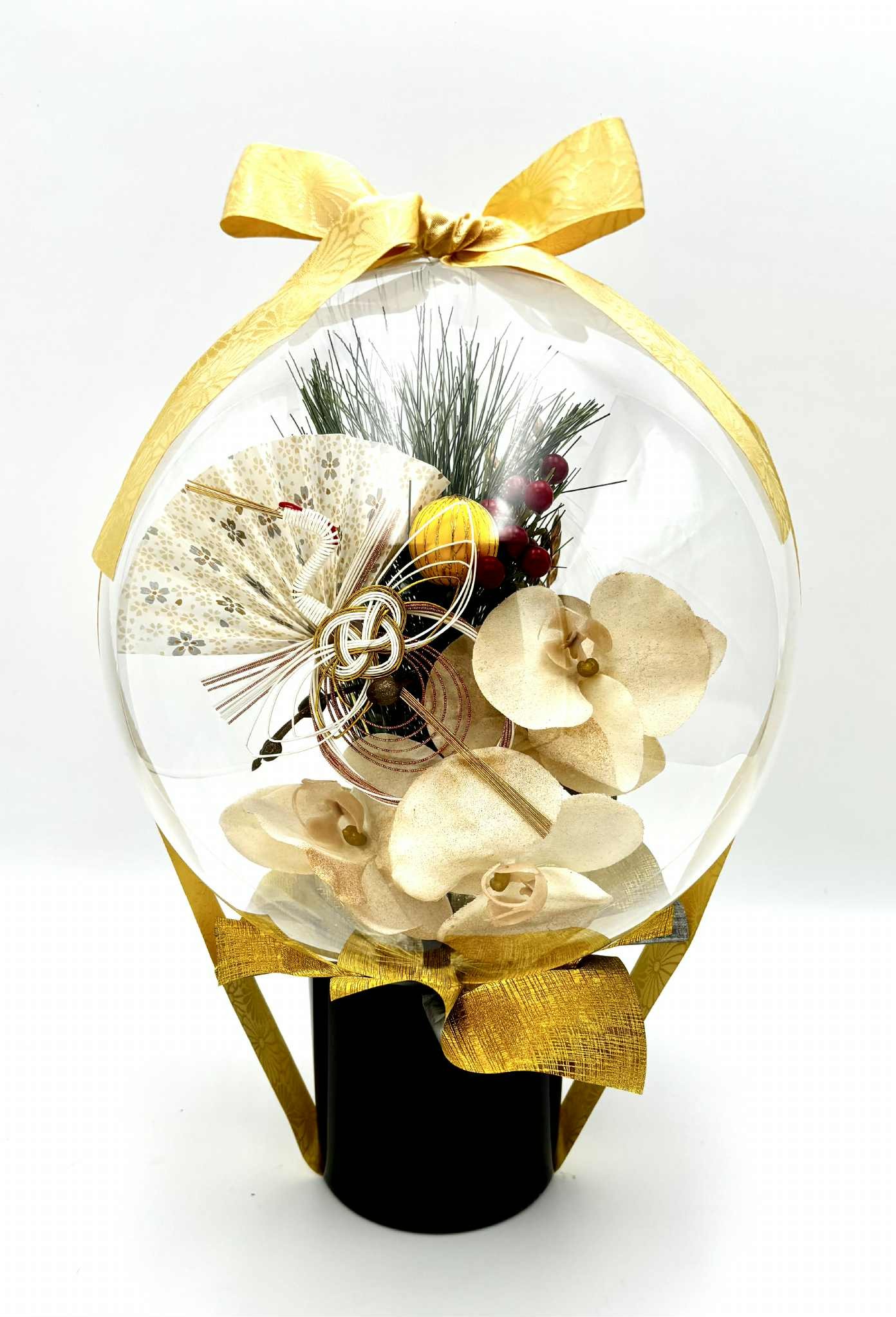 【2026年お正月向き②】お正月胡蝶蘭バルーン　限定１個